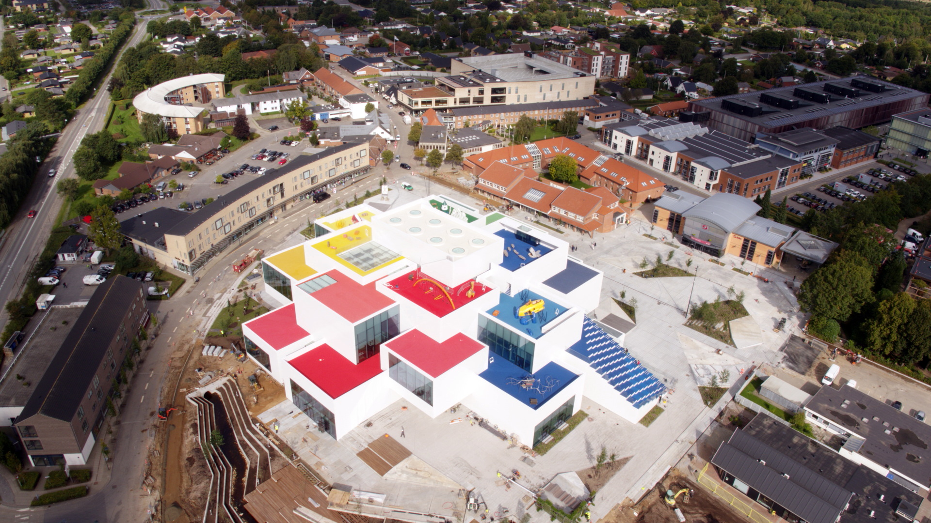The Lego House Designed By Big Has Opened In Billund Denmark